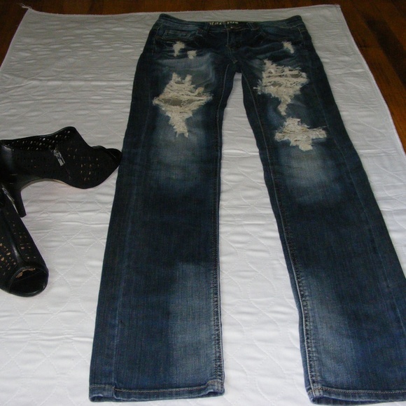 COPY - Machine Brand Jeans Retro Distressed Jeans - Picture 8 of 8